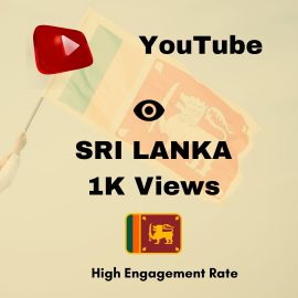 YouTube Views 1K [Sri Lanka]