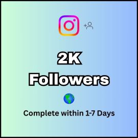 Instagram 2K Followers