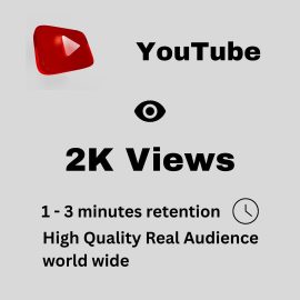 2K YouTube Views [ High Retention ]